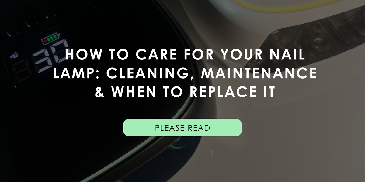How to Care for Your Nail Lamp: Cleaning, Maintenance & When to Replace It