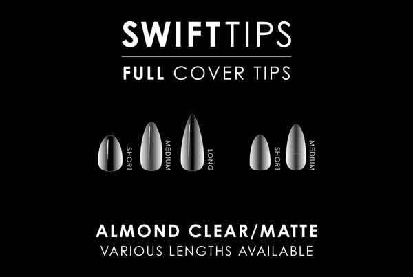 Almond Full Cover Extension Tips