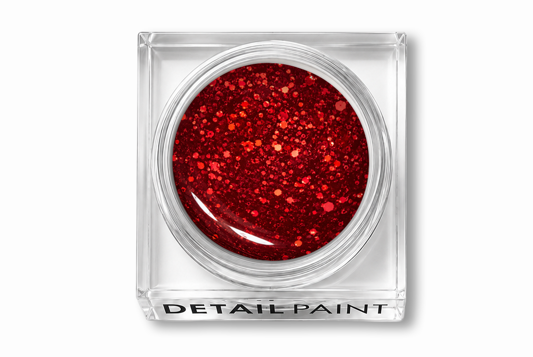 HEMA Free Detail Paint Glitter Red