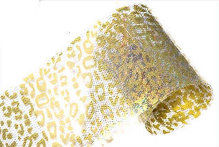 38 - Gold Leopard Print Foil